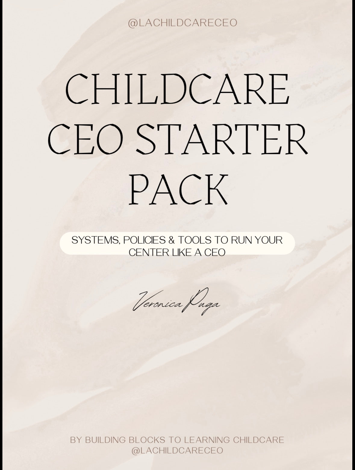 Childcare CEO Starter Pack